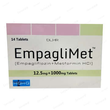 Picture of Empagli Met 12.5/1000mg Tab 7x2s